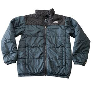 The North Face Puffer Jacket Youth Boys M 10/12 Gorpcore Hike Winter Camping